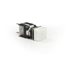 Светосигнальная арматура квадратная белая LED 24V AC/DC