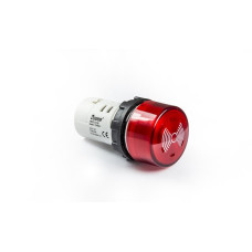 Зуммер моноблочный со световой индикацией на 220V AC IP65