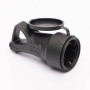 Розетка каучукова з захисною кришкою з вухом переносна 415 2Р+РЕ IP44  LEE
