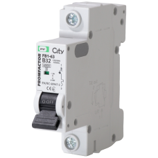 Автоматический выключатель FB1-63 1P B 32A 6kA CITY