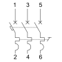 Автоматичний вимикач з терморегулюванням FMC1S 3P 40A 36kA