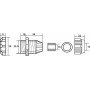 Кабельный гермоотвод PG-21 IP68