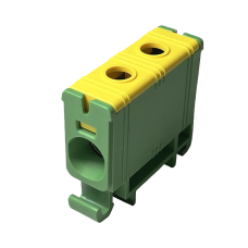 Клемма FT1050G 1Р, Cu: 2.5-50 / Al: 6-50 мм2, желто-зеленая.