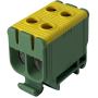 Клема FT1050G 2P,Cu:2.5-50 / Al:6-50 мм2, жовто-зелена