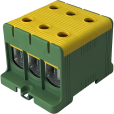 Клема FT1150G 3P,Cu:35-150 / Al:35-150 мм2, жовто-зелена