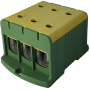 Клема FT1240G 3P,Cu:35-240 / Al:35-240 мм2, жовто-зелена