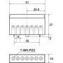 Клемма конечная изолированная FMD807GR 7 6x9мм2 (серая)