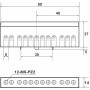 Клемма конечная изолированная FMD812GN 12 6x9мм2 (зеленая)