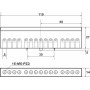Клема кінцева ізольована FMD815GR 15 6x9мм2 (сіра)