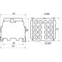 Клеммный блок FJ-25/16.3BL 100A черный