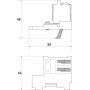 Дополнительный контакт F/AX4 (правый) к FMC4 2NO+2NC