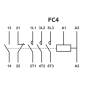 Магнитный пускатель FC-4/65А кот.AC36V 1NO+1NC