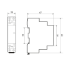 Магнитный пускатель MCF3 20A 2NO 24V