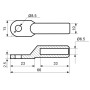 Наконечник кабельный алюминиевый CL/AL-16-8