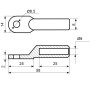 Наконечник кабельный медный CL/CR-10-8