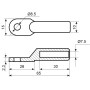 Наконечник кабельный медно-луженый CL/CRL-25-8