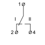 Переключатель нагрузки FSD2 1P 20A 1-0-2
