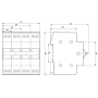 Переключатель нагрузки FSD2 4P 10A 1-0-2
