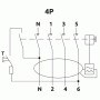 Реле защитного отключения FPR-A 32А/0,03A 4P А 10kA