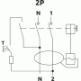 Реле защитного отключения FPR-AC 25А/0,1A 2P АС 10kA