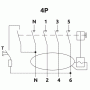 Реле защитного отключения FPR-AC 40А/0,3A 4P АС 10kA