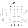 Реле защитного отключения FPR-AC 63А/0,03A 4P АС 10kA