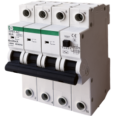 Реле захисного відключення FPR1-AC  32А/0,03A  4P АС 6kA