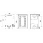 Шина нульова в корпусі BTF211 2P 125A 2x11 690V
