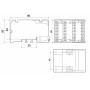 Шина нульова в корпусі BTF407 4P 125A 4x7 690V
