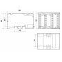 Шина нульова в корпусі BTF411 4P 125A 4x11 690V