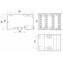 Шина нульова в корпусі BTF415 4P 125A 4x15 690V