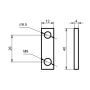 Шины переходные 3/1 (3 шт.) прямые FMC1