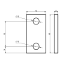 Шины переходные 3/5 (3 шт.) прямые FMC5