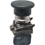 Вимикач кнопковий металевий FP4-BC21 1NO (чорний)