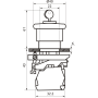 Выключатель кнопочный металлический FP4-BS142 1NC (красный)