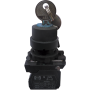 Вимикач кнопковий пластиковий FP FP5-AG33 2NO (чорний)