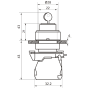 Вимикач кнопковий пластиковий FP FP5-AG33 2NO (чорний)