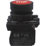 Выключатель кнопочный пластиковый FP5-AA4342 1NC (STOP, красный)