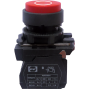 Вимикач кнопковий пластиковий FP5-AL4322 1NC (O, червоний)