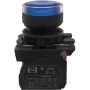 Вимикач кнопковий пластиковий FP5-AW3661110 1NO (блакитний)