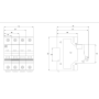 Вимикач силовий FSD3 4P 125A