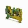 Клема пружинна на Din-рейку "земля" FJ7-2.5/D, жовто-зелена TAKEL