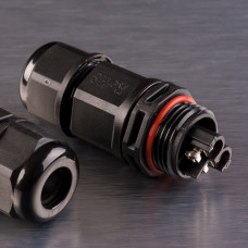 Коннектор для кабеля L-20 IP-67 2 pin