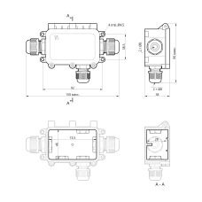 Коробка распределительная с клеммником WBS-31 IP-68 TAKEL