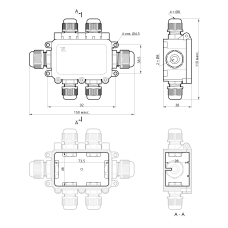 Коробка распределительная с клеммником WBS-61 IP-68 TAKEL