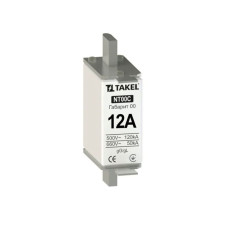 Плавка вставка запобіжника NT00С 12А TAKEL