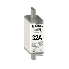 Плавка вставка предохранителя NT00С 32А TAKEL