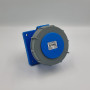 Розетка стационарная внутренняя 3332 63А 220В 2Р+Е IP67 Argent TAKEL