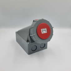 Розетка стационарная наружная 1352 63А 380В 3Р+N+Е IP67 Argent TAKEL