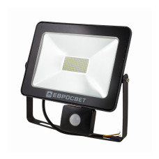 Прожектор с датчиком движения EVRO LIGHT EV-50-01 6400K STAND 4000Лм c датчиком